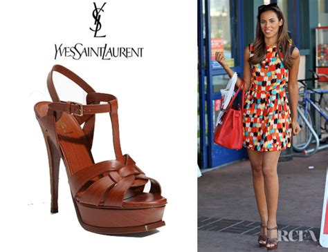 ysl bandana sandals|celebrities wearing ysl tribute sandals.